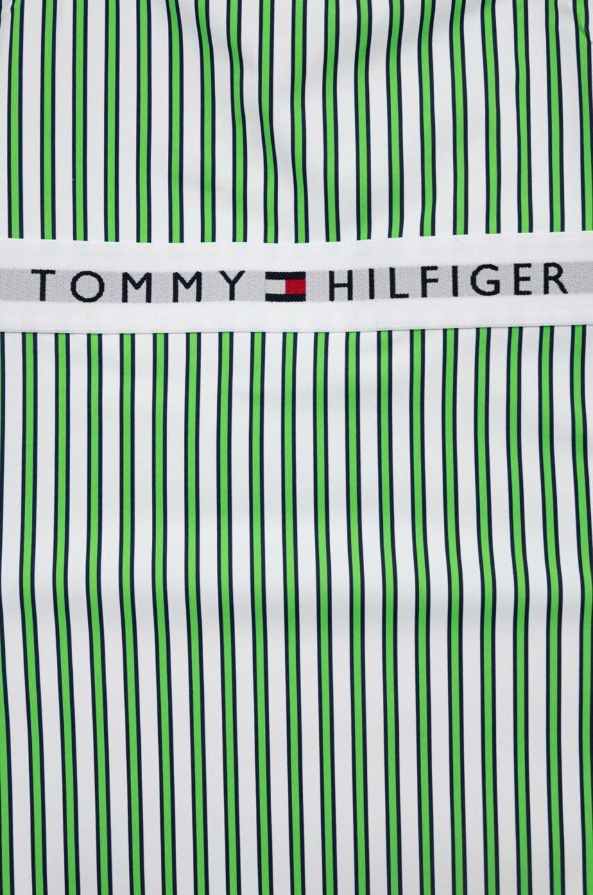 Tommy Hilfiger Jednodílné dětské plavky zelená barva - Pepit.cz