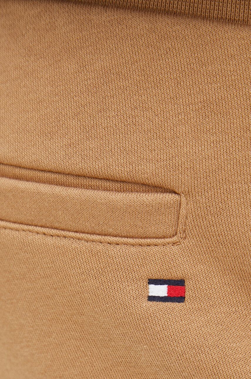 Tommy Hilfiger Tepláky pánské hnědá barva melanžové - Pepit.cz