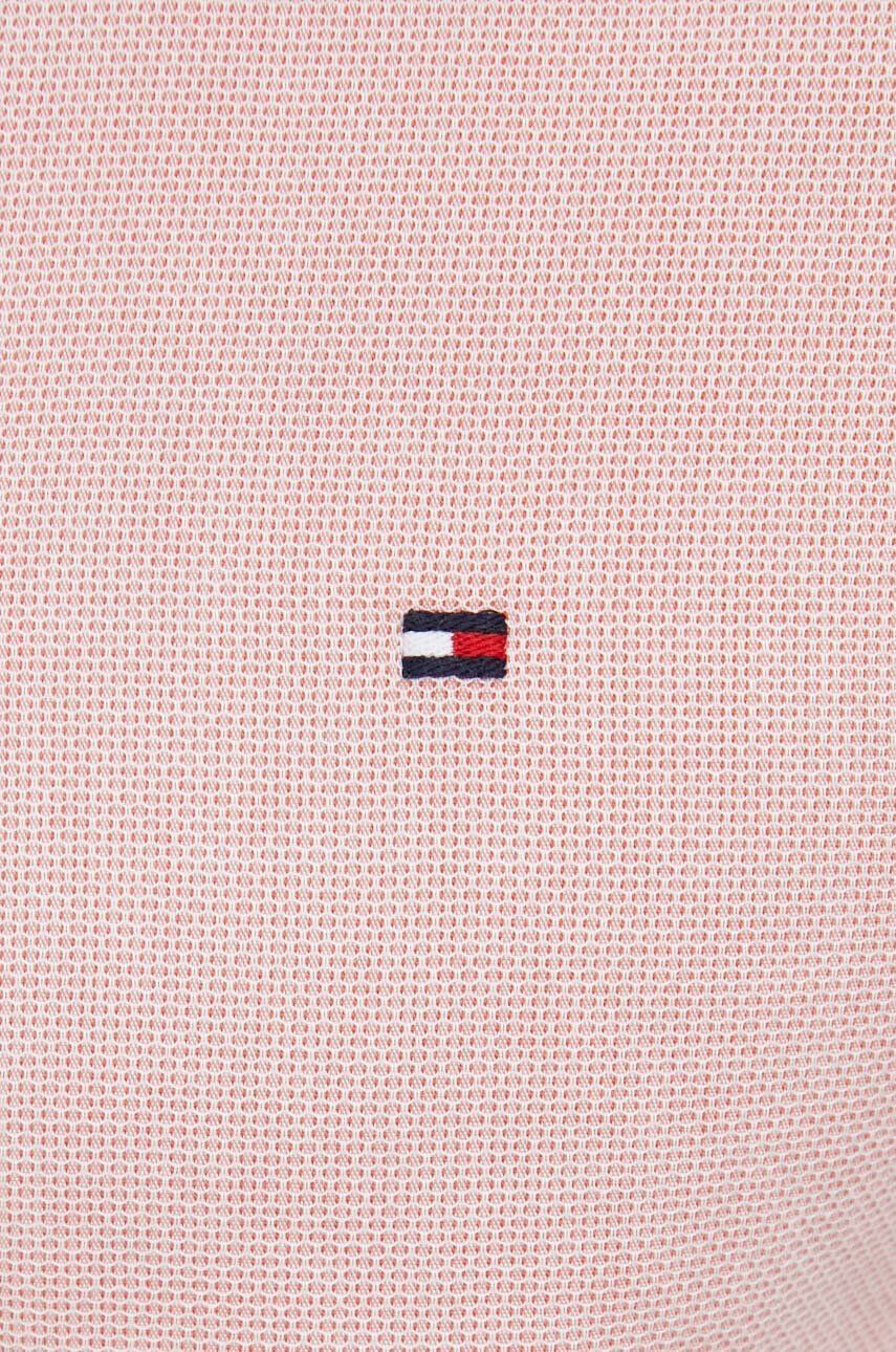 Tommy Hilfiger Košile pánská oranžová barva slim s límečkem button-down - Pepit.cz