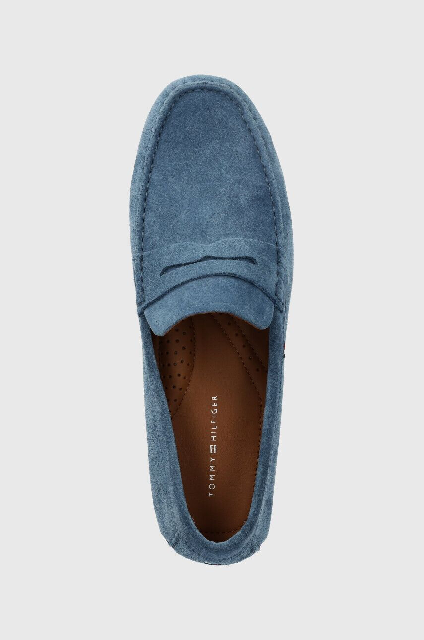 Tommy Hilfiger Kožené mokasíny CASUAL HILFIGER SUEDE DRIVER - Pepit.cz