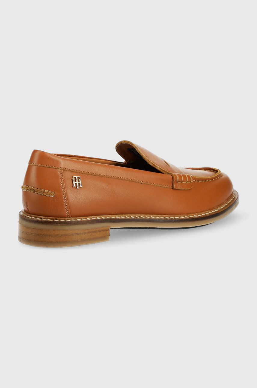 Tommy Hilfiger Kožené mokasíny Th Preppy Flat Loafer - Pepit.cz