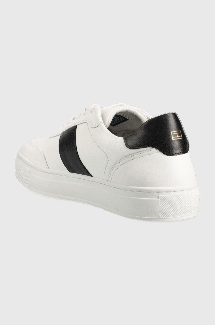 Tommy Hilfiger Kožené sneakers boty bílá barva - Pepit.cz