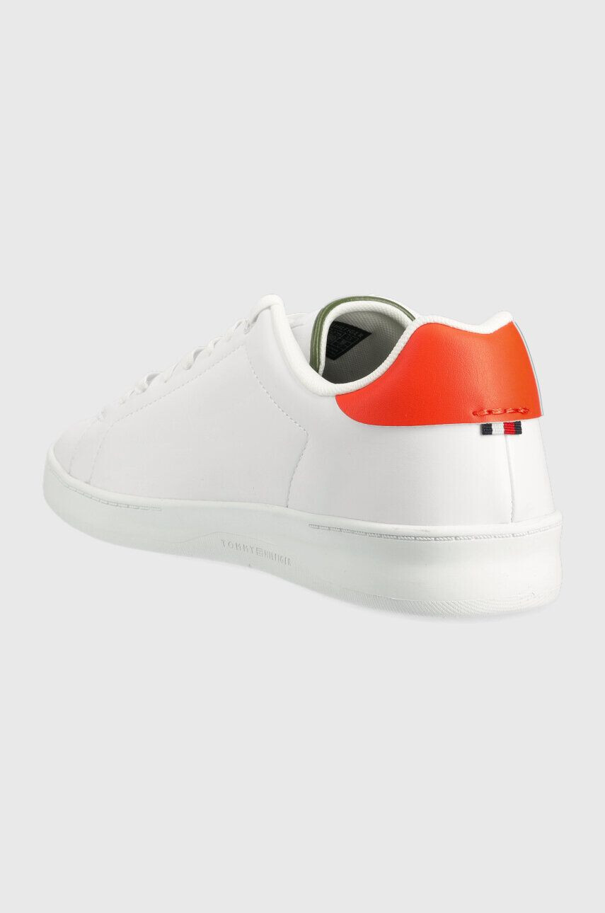 Tommy Hilfiger Kožené sneakers boty COURT SNEAKER LEATHER CUP bílá barva - Pepit.cz