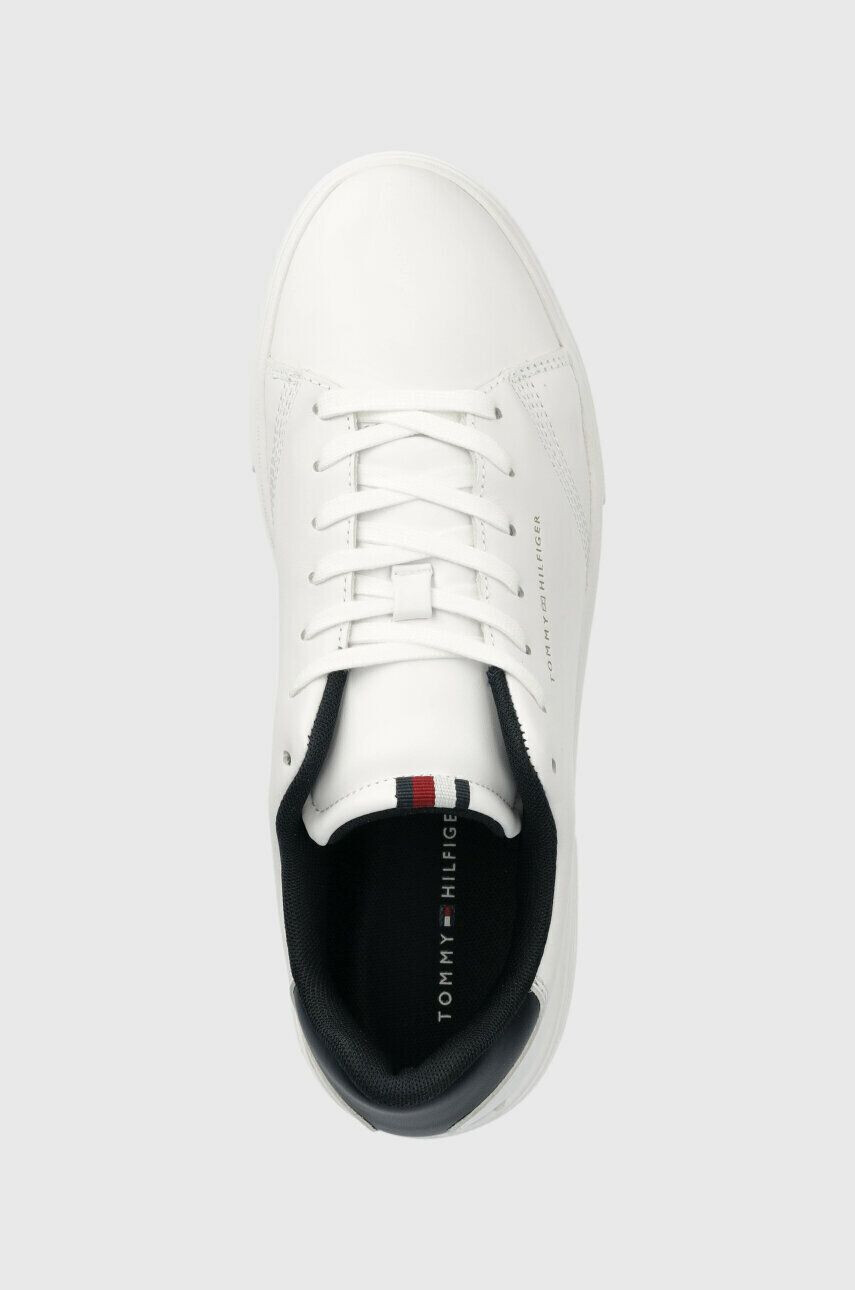 Tommy Hilfiger Kožené sneakers boty ELEVATED RBW CUPSOLE LEATHER tmavomodrá barva FM0FM04487 - Pepit.cz