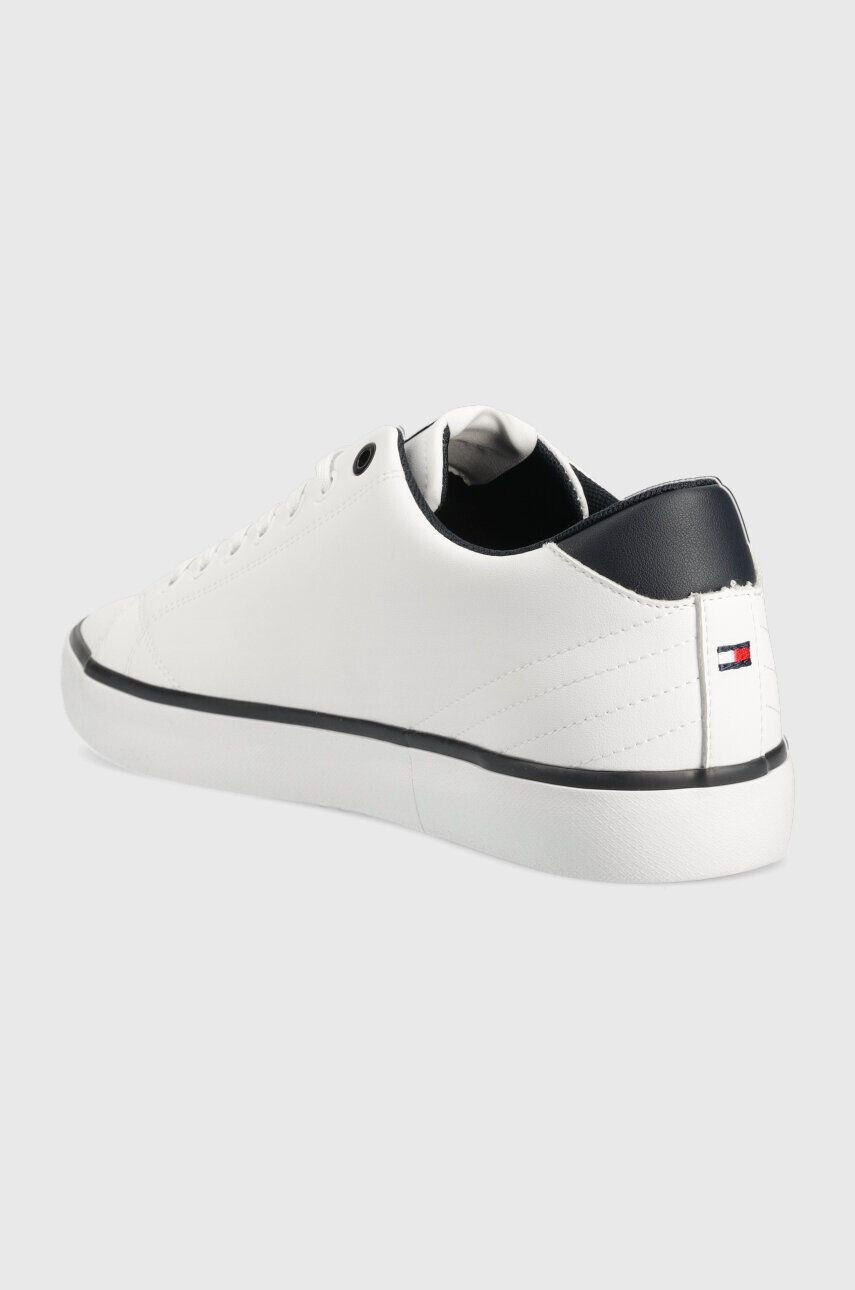 Tommy Hilfiger Kožené tenisky TH HI VULC CORE LOW LEATHER bílá barva FM0FM04731 - Pepit.cz