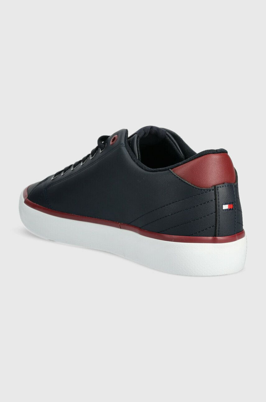 Tommy Hilfiger Kožené tenisky TH HI VULC CORE LOW LEATHER tmavomodrá barva FM0FM04731 - Pepit.cz