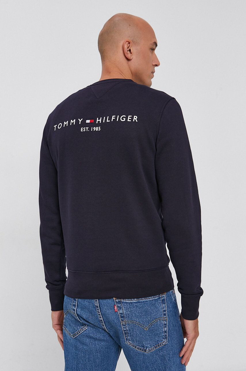 Tommy Hilfiger Mikina pánská tmavomodrá barva s aplikací - Pepit.cz