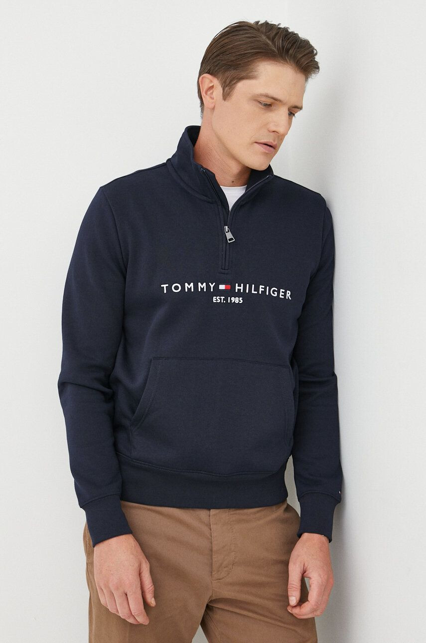 Tommy Hilfiger Mikina pánská s kapucí s aplikací - Pepit.cz