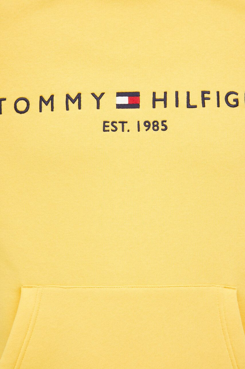 Tommy Hilfiger Mikina pánská žlutá barva s aplikací - Pepit.cz