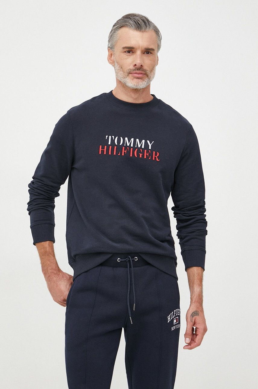 Tommy Hilfiger Mikina pánská s aplikací - Pepit.cz