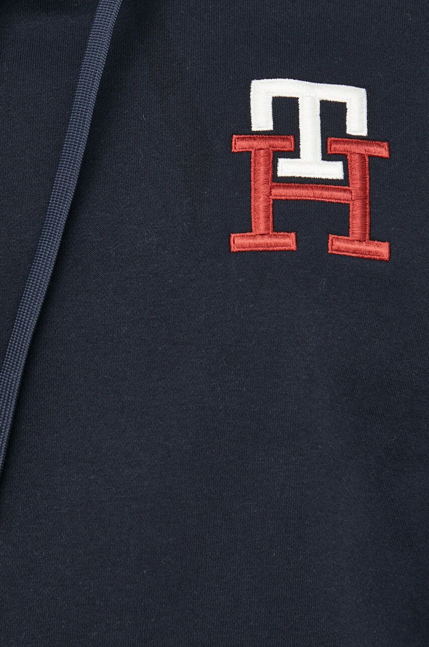 Tommy Hilfiger Mikina pánská tmavomodrá barva s aplikací - Pepit.cz