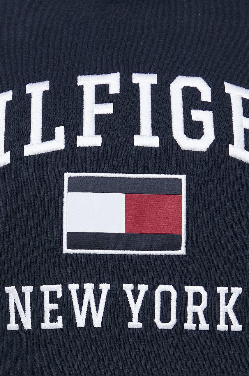 Tommy Hilfiger Mikina pánská tmavomodrá barva hladká - Pepit.cz