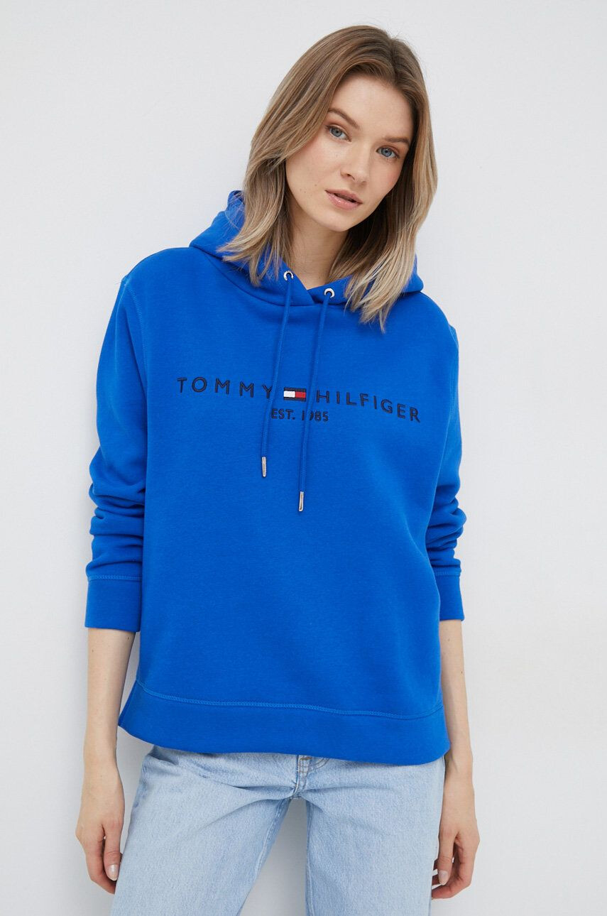 Tommy Hilfiger Mikina dámská s kapucí s aplikací - Pepit.cz