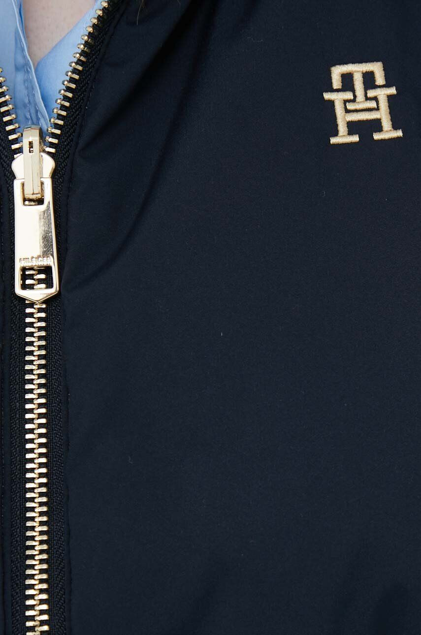 Tommy Hilfiger Oboustranná vesta tmavomodrá barva - Pepit.cz