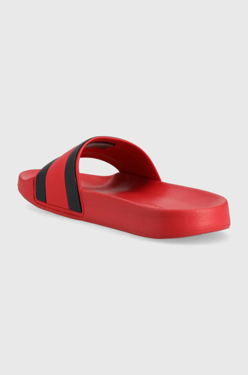 Tommy Hilfiger Pantofle RUBBER TH FLAG POOL SLIDE pánské červená barva FM0FM04263 - Pepit.cz