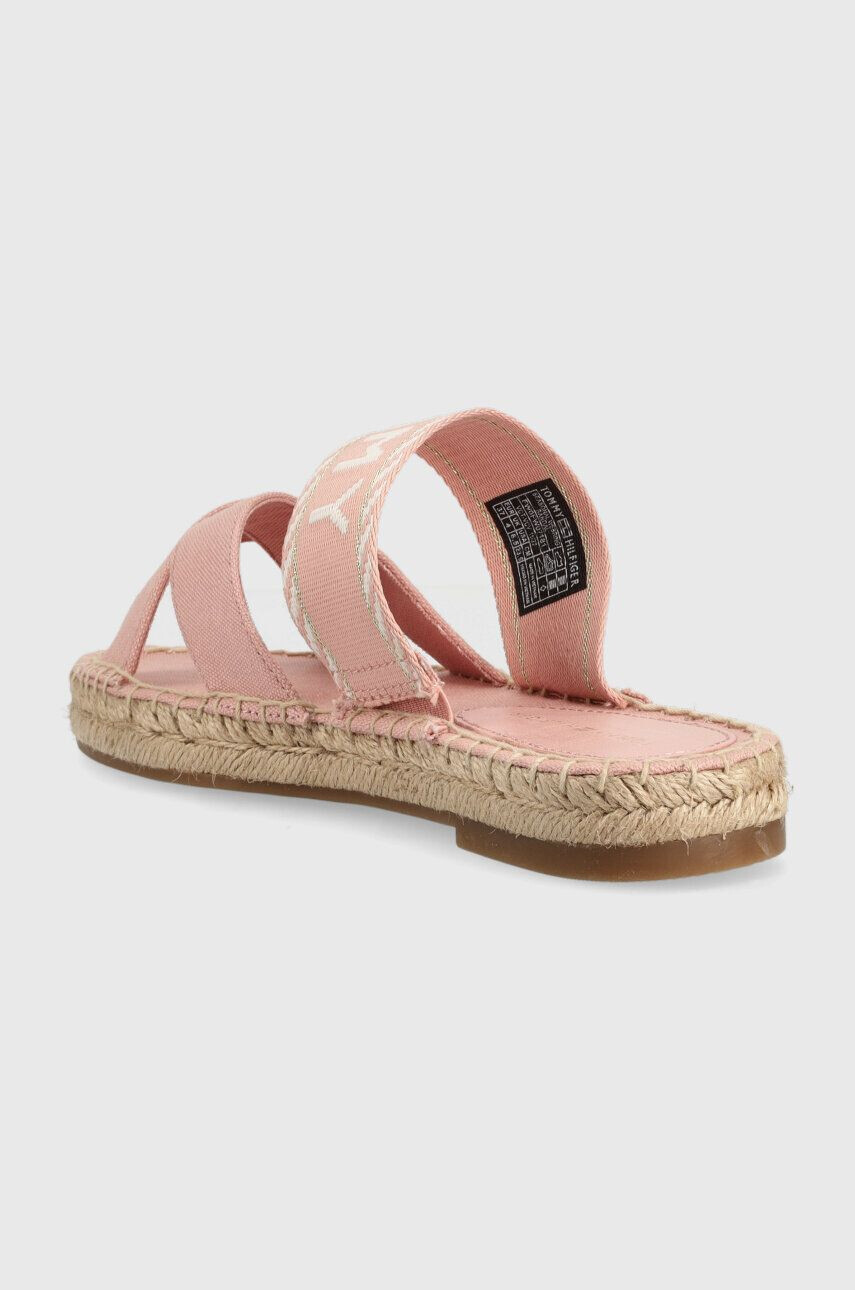 Tommy Hilfiger Pantofle SEASONAL WEBBING SANDAL dámské tmavomodrá barva FW0FW07181 - Pepit.cz