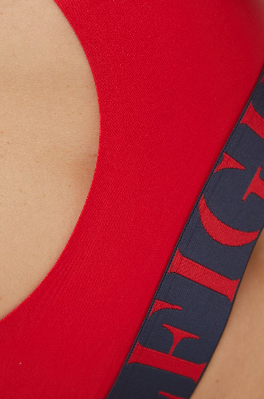 Tommy Hilfiger Podprsenka červená barva hladký - Pepit.cz