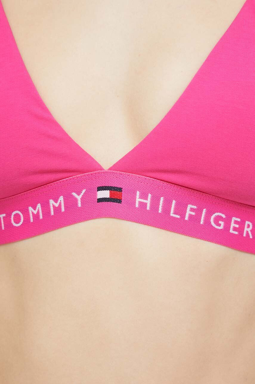 Tommy Hilfiger Podprsenka růžová barva - Pepit.cz