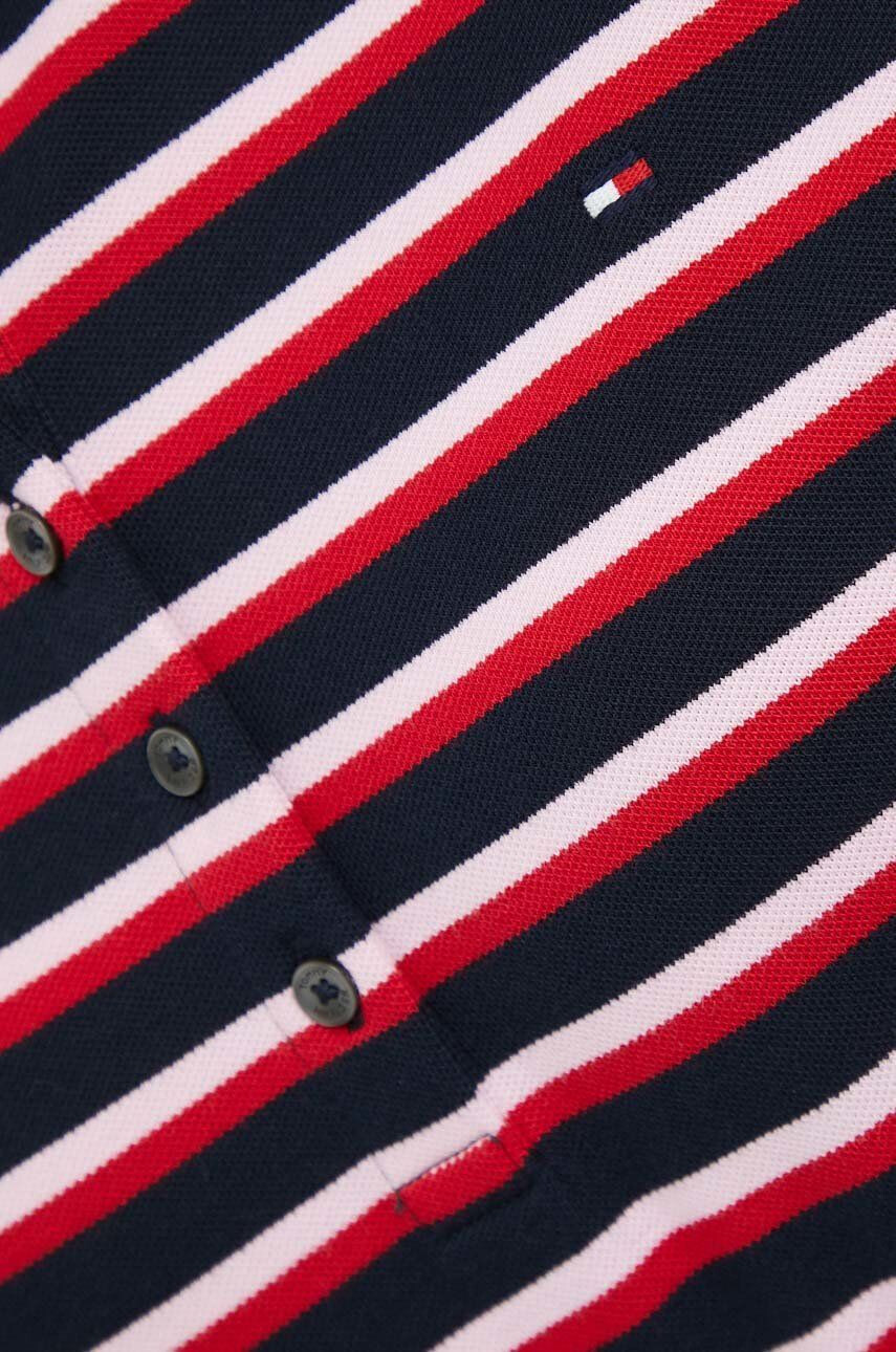 Tommy Hilfiger Polo tričko zelená barva - Pepit.cz