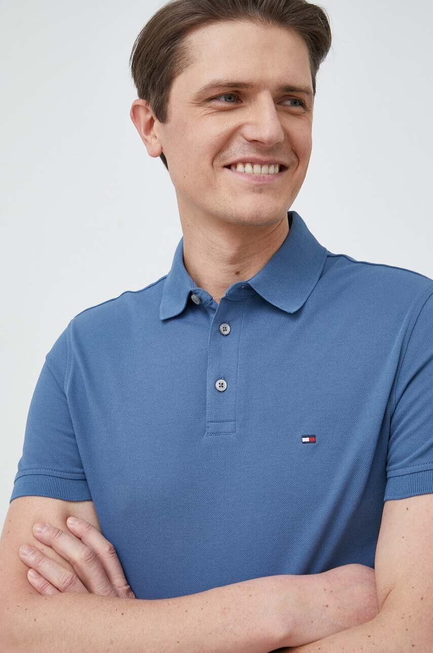 Tommy Hilfiger Polo tričko tmavomodrá barva - Pepit.cz