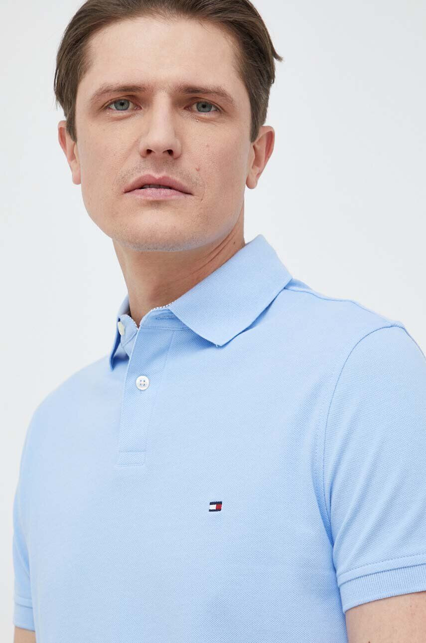 Tommy Hilfiger Polo tričko tmavomodrá barva - Pepit.cz