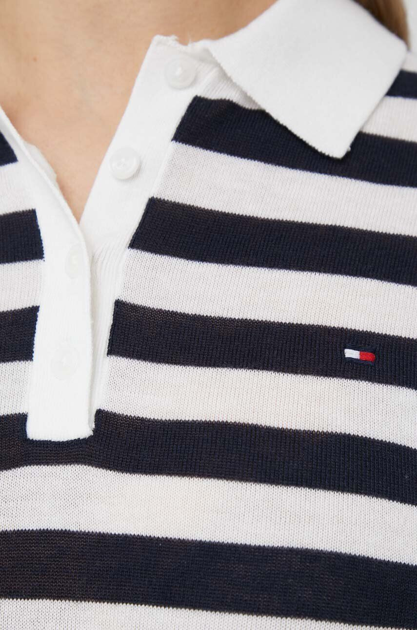 Tommy Hilfiger Polo tričko tmavomodrá barva - Pepit.cz