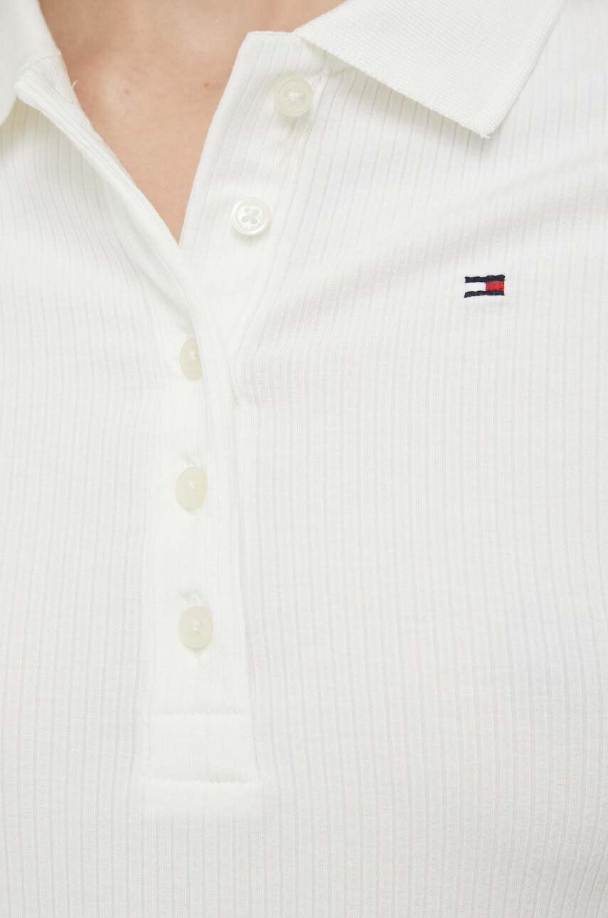 Tommy Hilfiger Polo tričko béžová barva - Pepit.cz