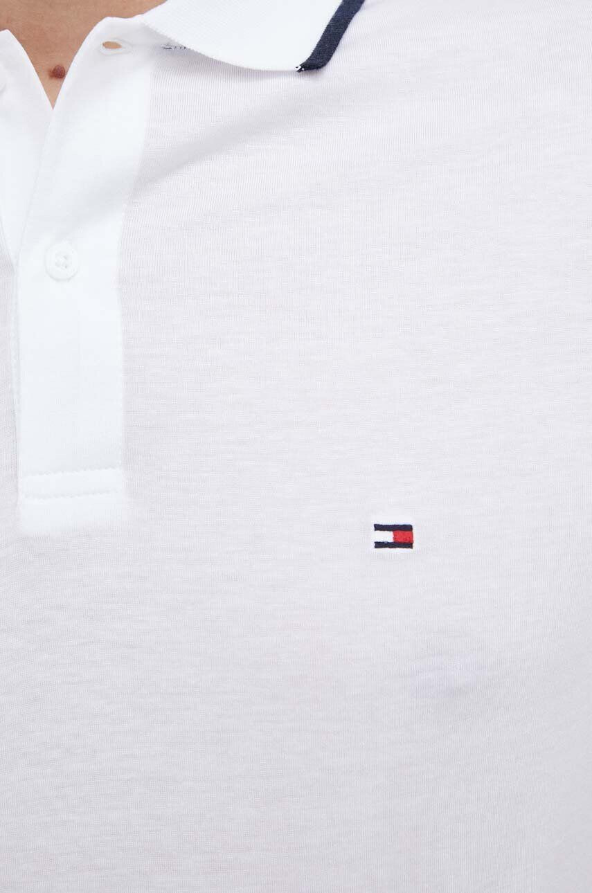 Tommy Hilfiger Polo tričko bílá barva - Pepit.cz