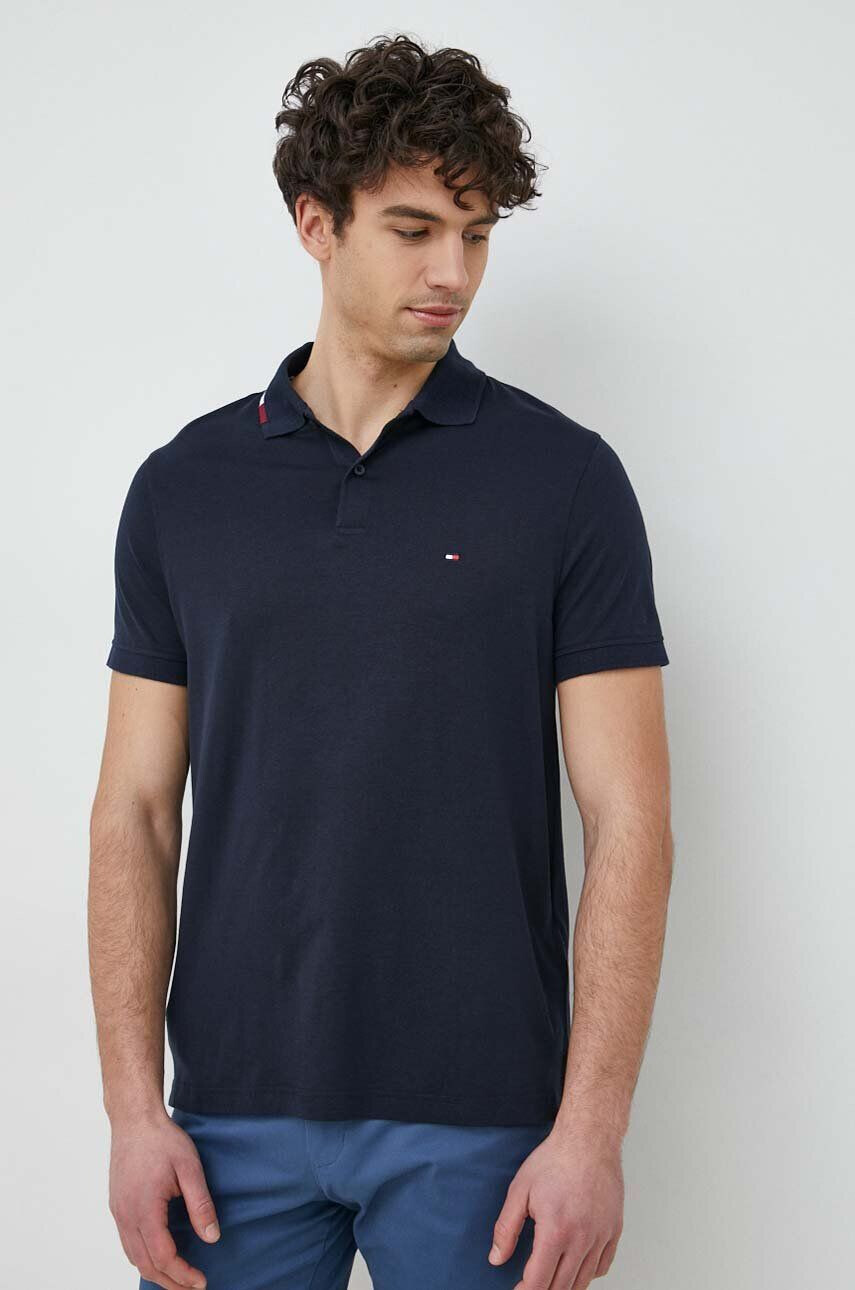 Tommy Hilfiger Polo tričko tmavomodrá barva - Pepit.cz