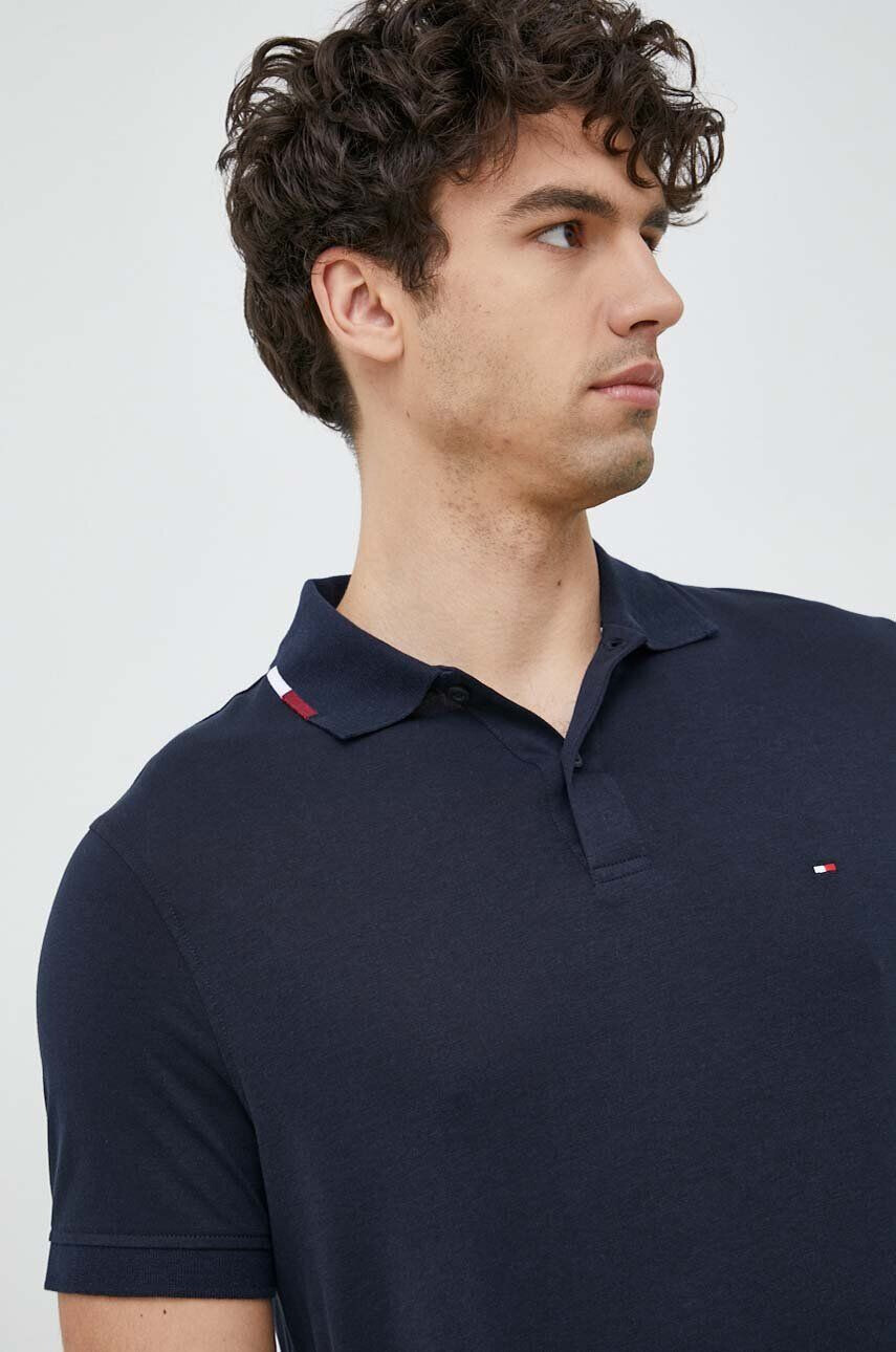 Tommy Hilfiger Polo tričko tmavomodrá barva - Pepit.cz