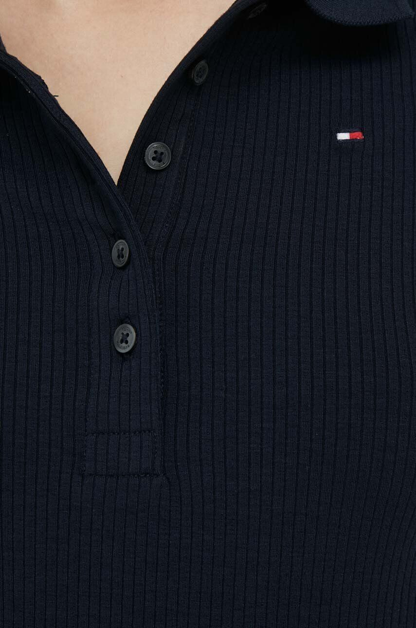 Tommy Hilfiger Polo tričko tmavomodrá barva - Pepit.cz