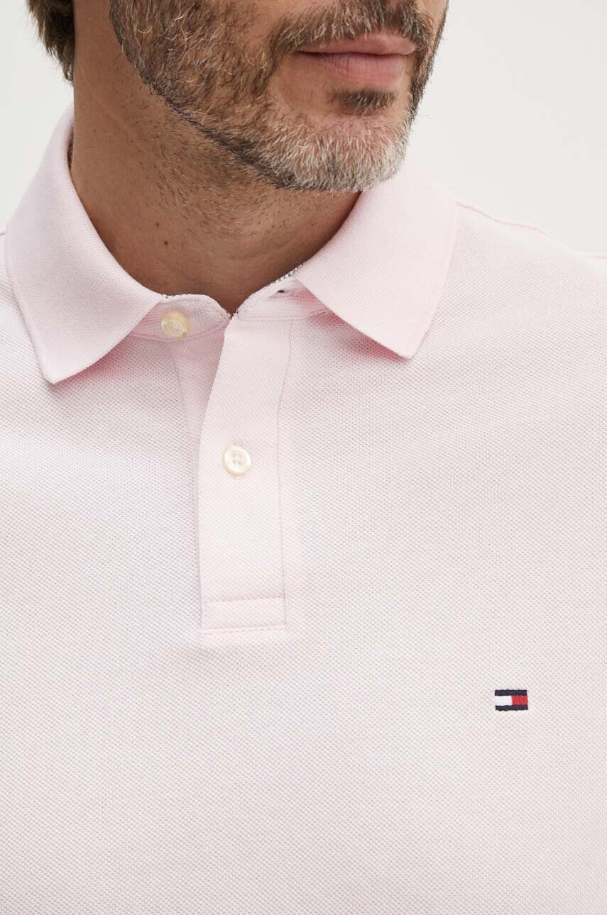 Tommy Hilfiger Polo tričko růžová barva - Pepit.cz