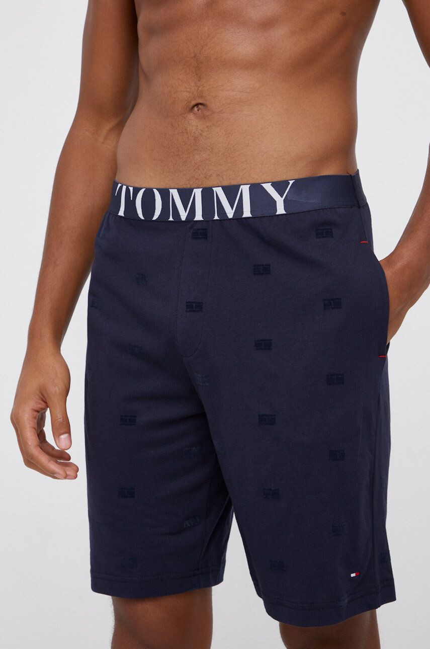 Tommy Hilfiger Pyžamové šortky dámské tmavomodrá barva - Pepit.cz