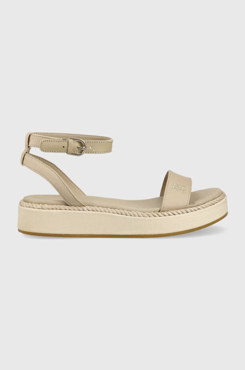 Tommy Hilfiger Sandály ROPE FLATFORM - Pepit.cz