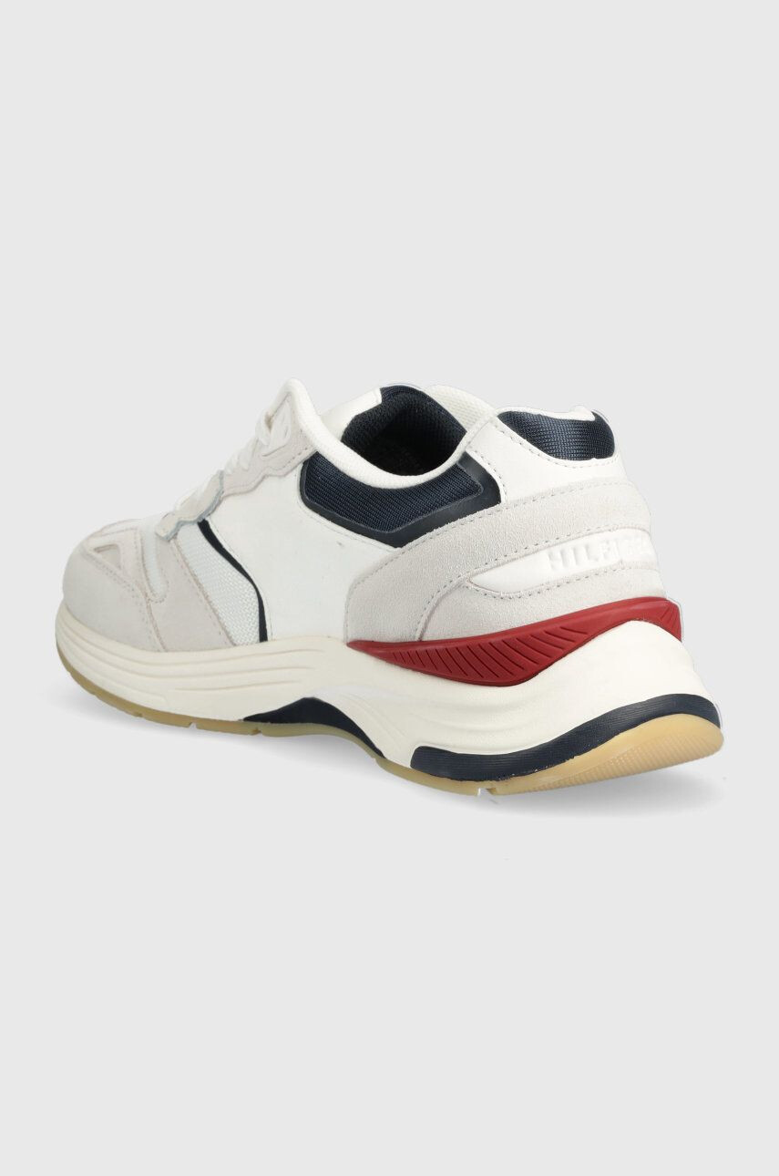 Tommy Hilfiger Sneakers boty FM0FM04360 MODERN PREP MIX RWB bílá barva - Pepit.cz