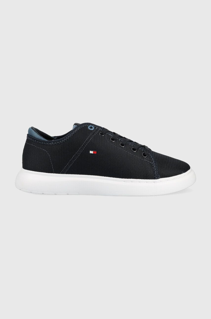 Tommy Hilfiger Sneakers boty LIGHTWEIGHT TEXTILE CUPSOLE tmavomodrá barva FM0FM04426 - Pepit.cz