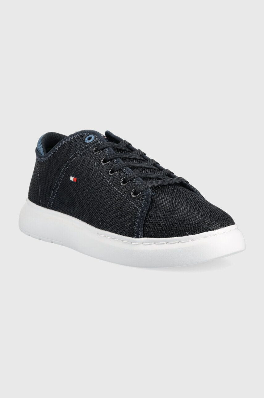 Tommy Hilfiger Sneakers boty LIGHTWEIGHT TEXTILE CUPSOLE tmavomodrá barva FM0FM04426 - Pepit.cz