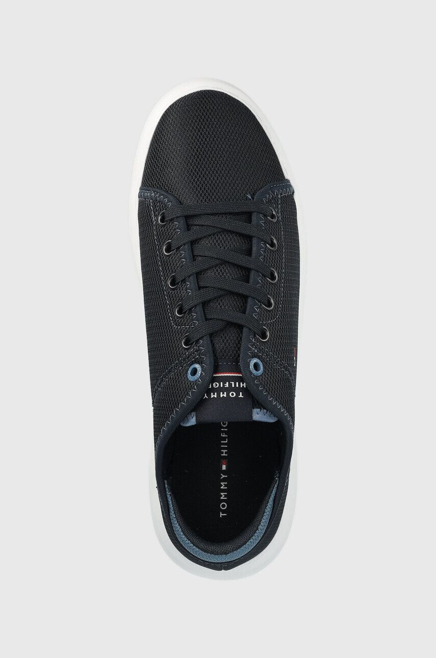 Tommy Hilfiger Sneakers boty LIGHTWEIGHT TEXTILE CUPSOLE tmavomodrá barva FM0FM04426 - Pepit.cz