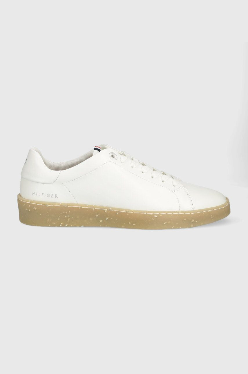 Tommy Hilfiger Sneakers boty Modern Cup Premium Appleskin bílá barva - Pepit.cz