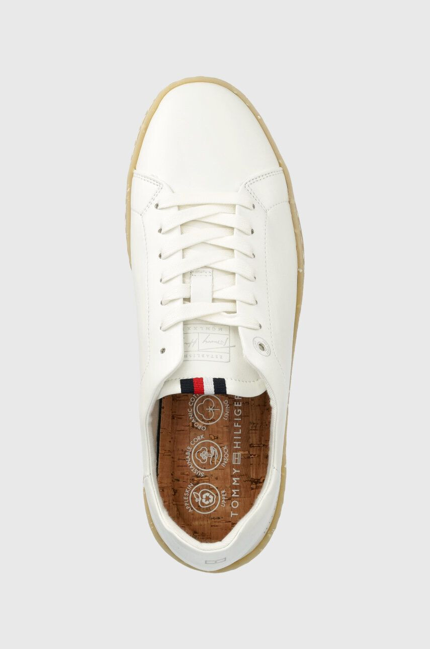 Tommy Hilfiger Sneakers boty Modern Cup Premium Appleskin bílá barva - Pepit.cz