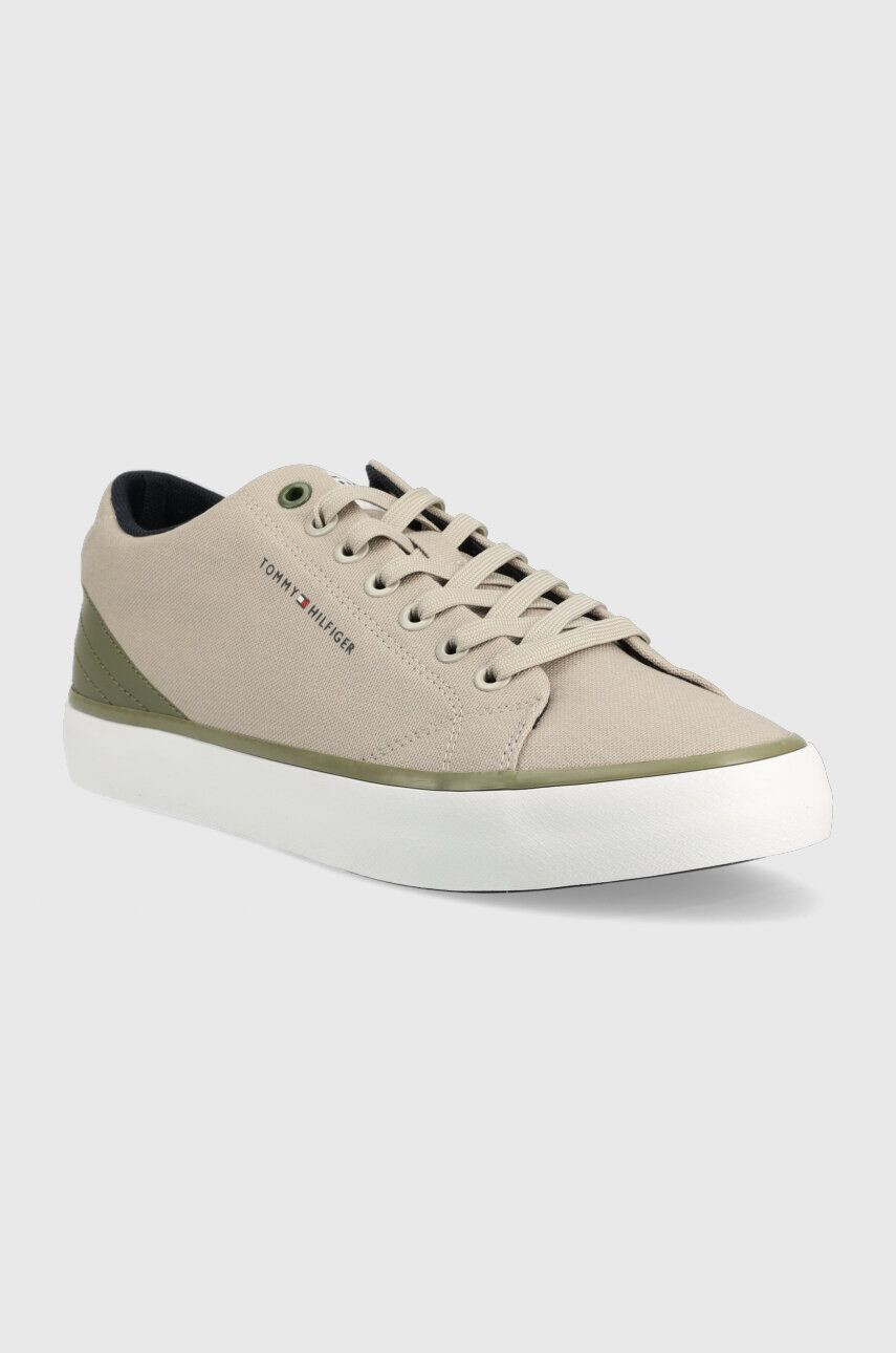 Tommy Hilfiger Sneakers boty TH HI VULC CORE LOW CANVAS - Pepit.cz