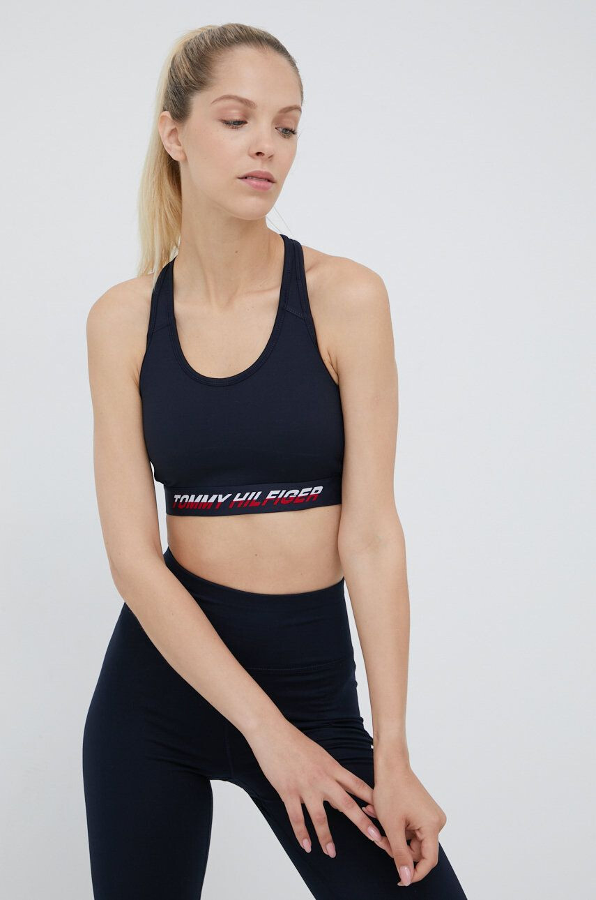 Tommy Hilfiger Sportovní podprsenka tmavomodrá barva - Pepit.cz