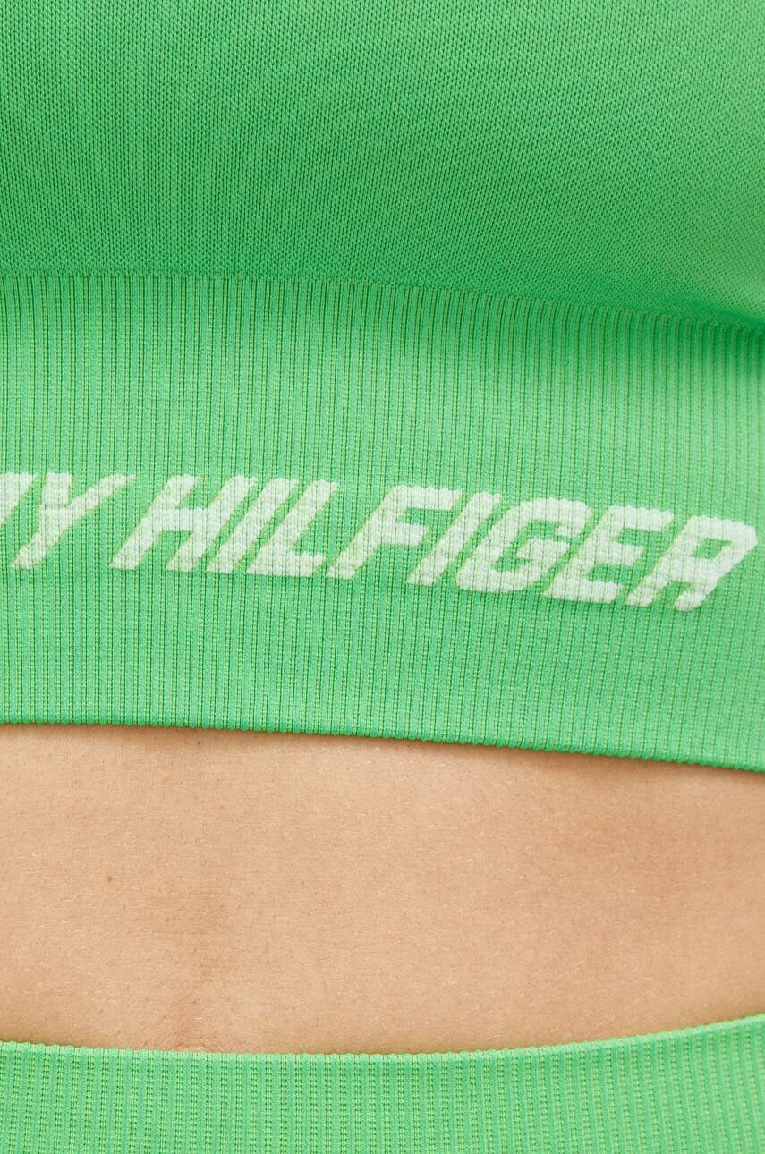 Tommy Hilfiger Sportovní podprsenka zelená barva - Pepit.cz