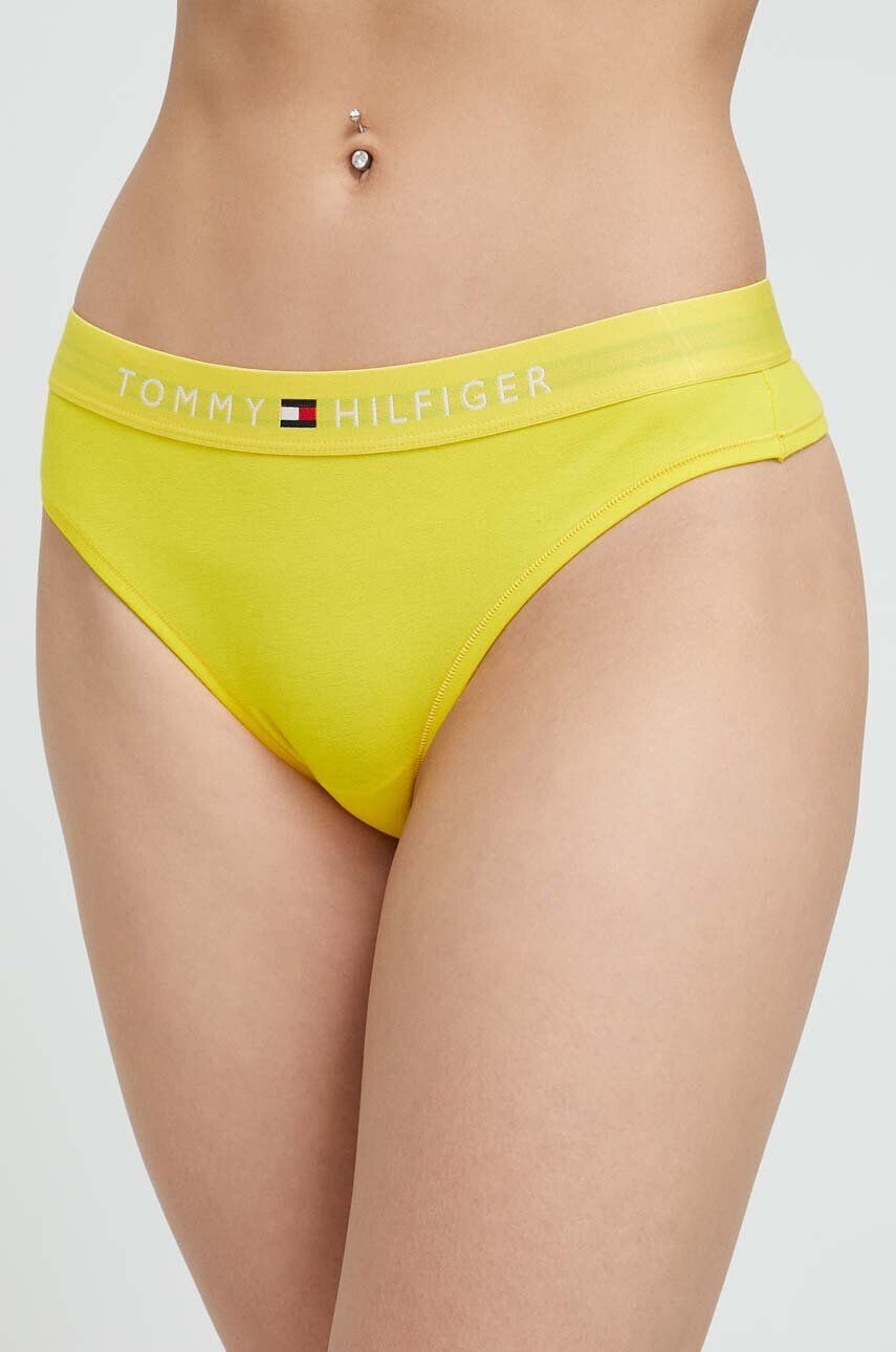 Tommy Hilfiger Tanga žlutá barva - Pepit.cz