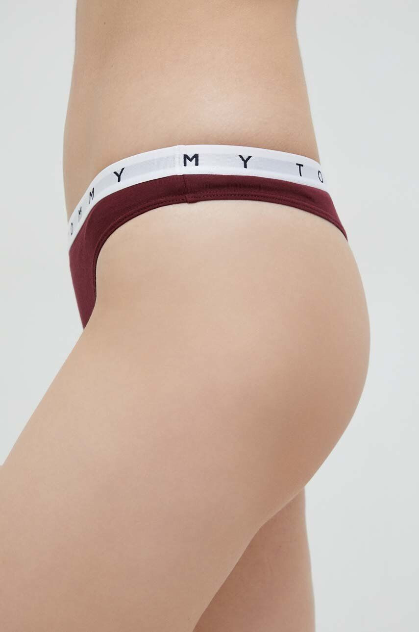 Tommy Hilfiger Tanga (3-pak) oranžová barva - Pepit.cz