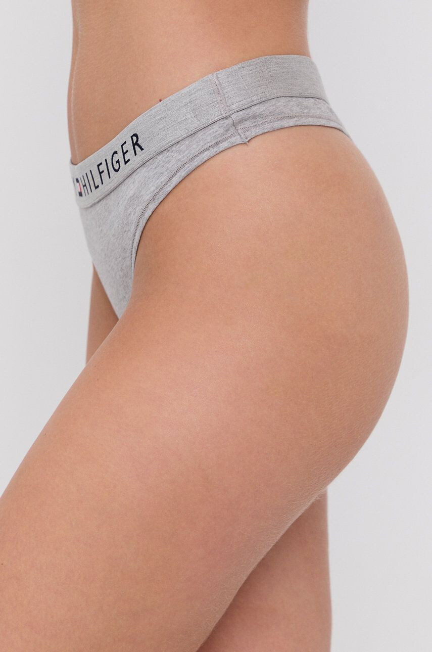 Tommy Hilfiger Tanga šedá barva - Pepit.cz