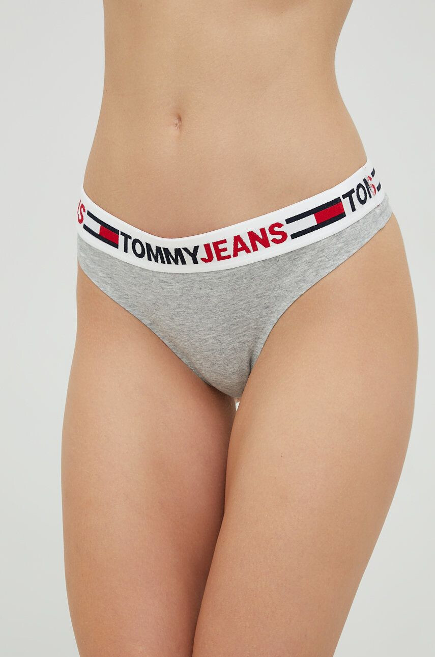 Tommy Hilfiger Tanga šedá barva - Pepit.cz