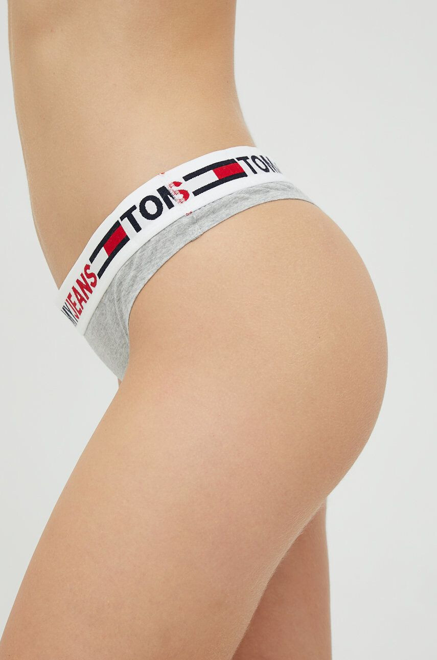 Tommy Hilfiger Tanga šedá barva - Pepit.cz