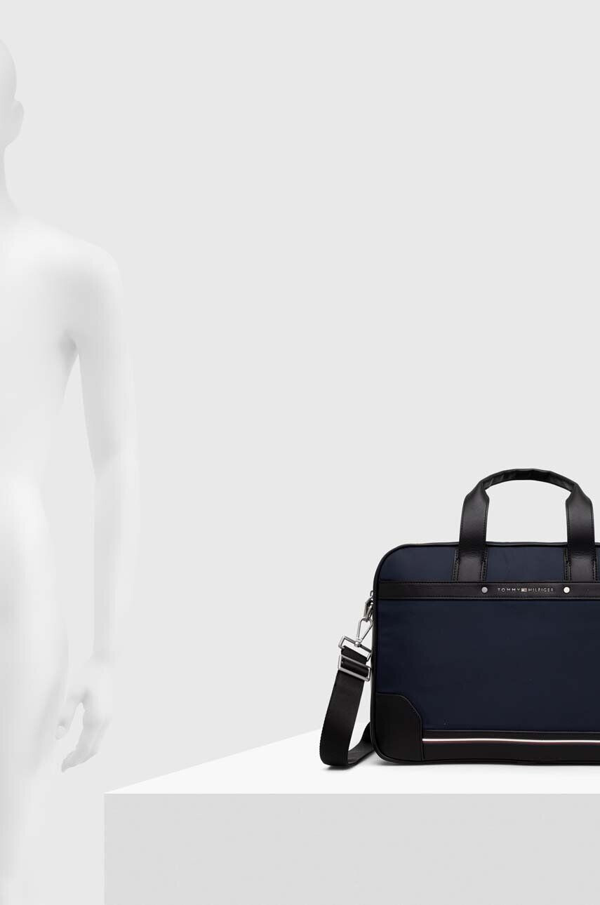 Tommy Hilfiger Taška na notebook tmavomodrá barva - Pepit.cz