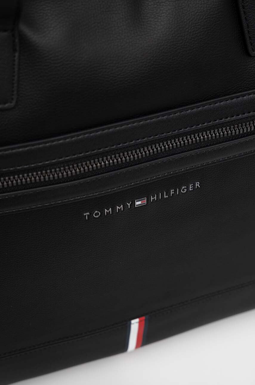 Tommy Hilfiger Taška na notebook černá barva - Pepit.cz